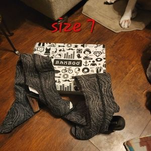 Bamboo  heels. Size 7